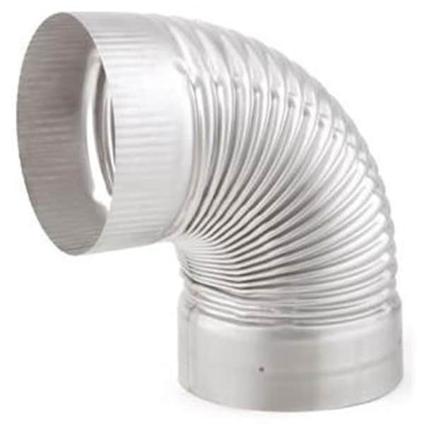 Integra Miltex Selkirk Corporation 4514 5 Inch Heat-fab 90 Degree Non-adj Elbow 304-alloy 21555 - main
